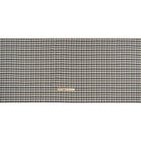 Cotton Oxford Shirting - Midnight Blue, Olive and White Plaid - Deadstock