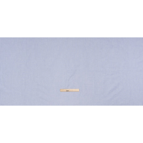 Cotton Oxford Shirting - Blue and White Candy Stripes - Deadstock