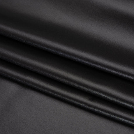 Polyester Liquid Charmeuse - Black