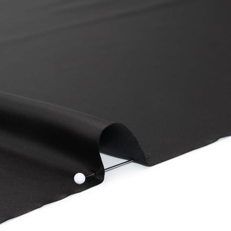Polyester Liquid Charmeuse - Black