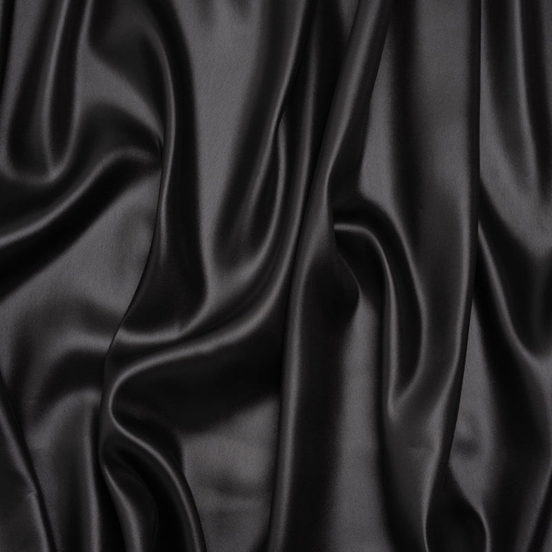Polyester Liquid Charmeuse - Black