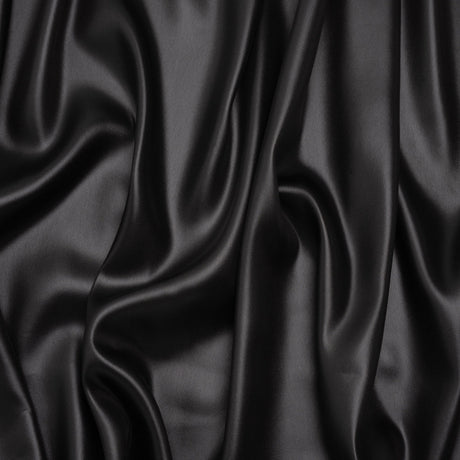 Polyester Liquid Charmeuse - Black
