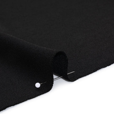 Polyester Crepe Back Satin - Black