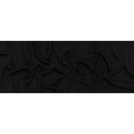 Polyester Crepe Back Satin - Black