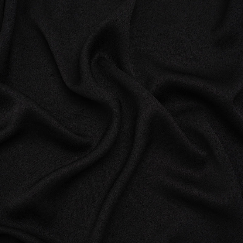 Polyester Crepe Back Satin - Black