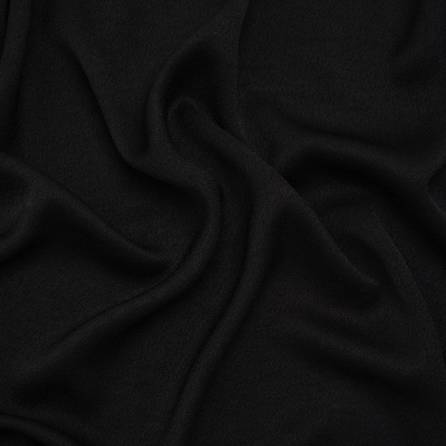 Polyester Crepe Back Satin - Black