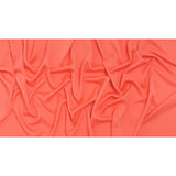 Satin Faced Polyester Crepe by Trina Turk - Coral Lily - Designer Deadstock