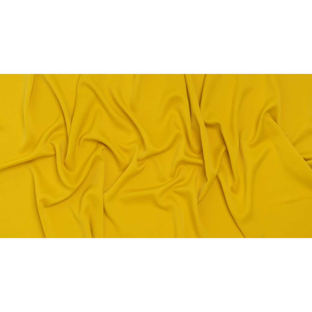 Satin Faced Polyester Crepe by Trina Turk - Crazy Daisy Yellow - Designer Deadstock