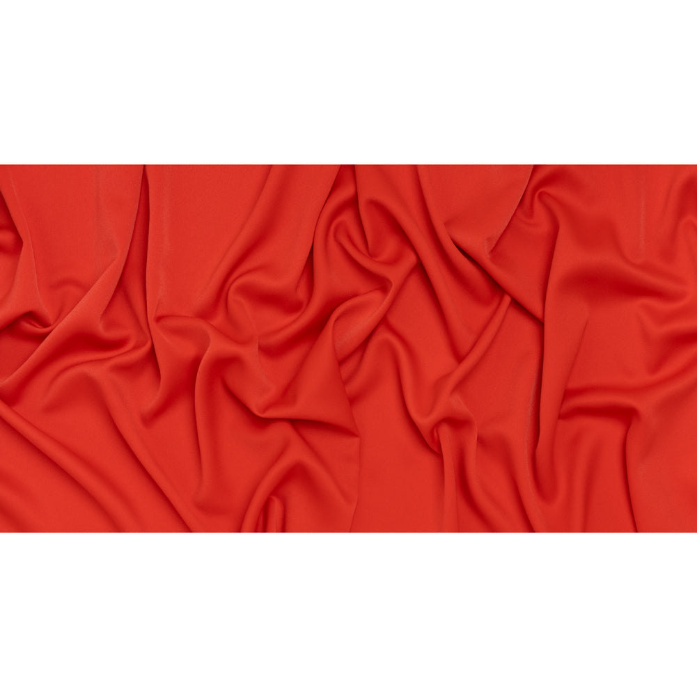 Satin Faced Polyester Crepe by Trina Turk - Radcliffe Red - Designer Deadstock