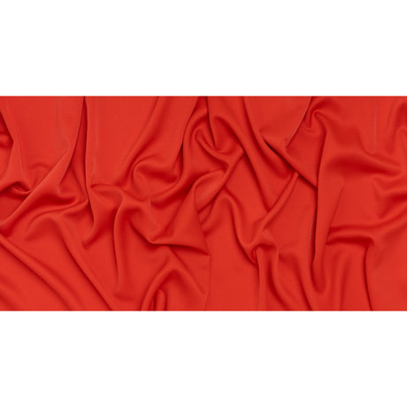 Satin Faced Polyester Crepe by Trina Turk - Radcliffe Red - Designer Deadstock