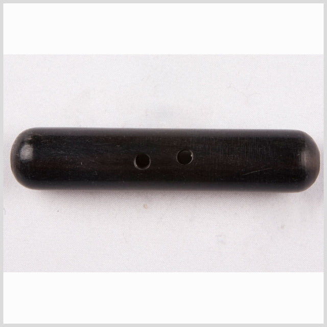 Black Rod-Shaped Horn 2 Hole Toggle - 142L/90mm