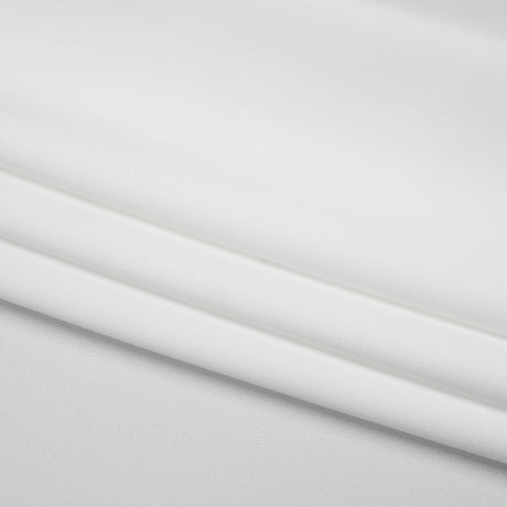 Soft Double Face Polyester Twill - White - Viola Collection