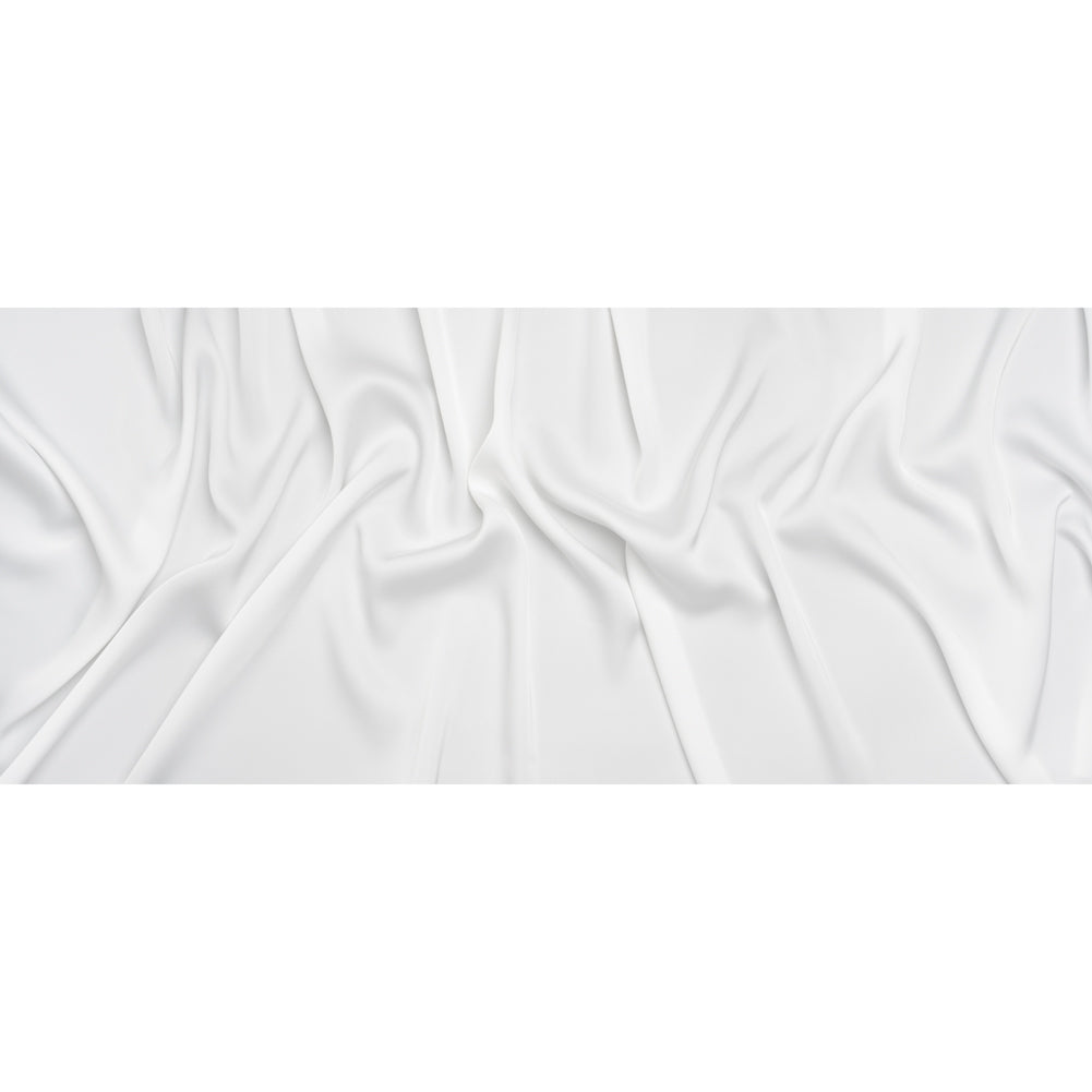 Soft Double Face Polyester Twill - White - Viola Collection