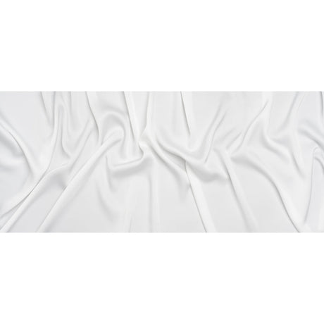 Soft Double Face Polyester Twill - White - Viola Collection