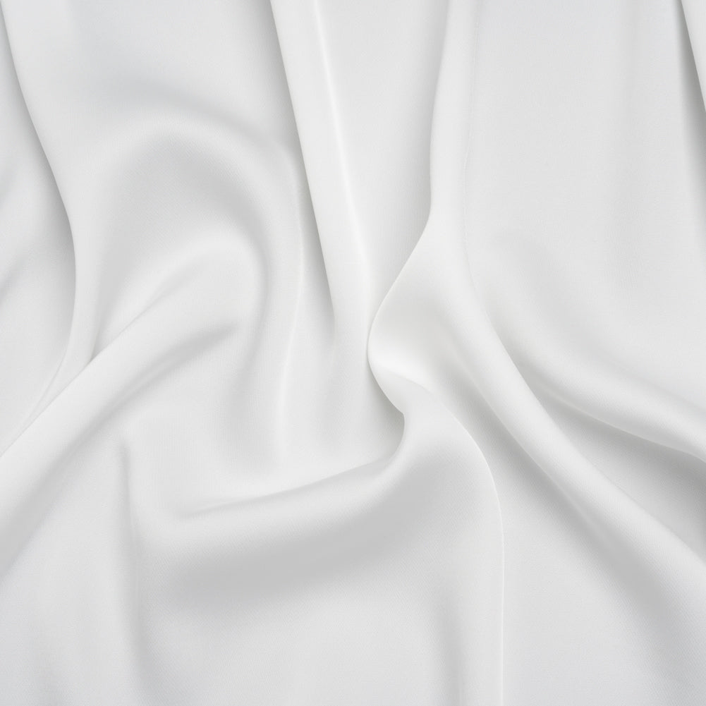 Soft Double Face Polyester Twill - White - Viola Collection