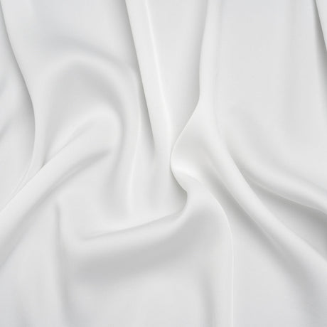 Soft Double Face Polyester Twill - White - Viola Collection