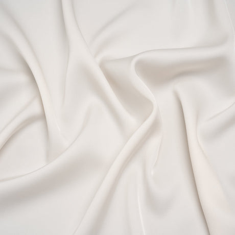 Soft Double Face Polyester Twill - Ivory - Viola Collection