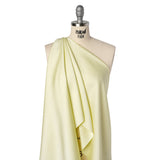 Soft Double Face Polyester Twill - Pale Lime Green - Viola Collection