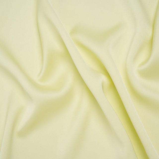 Soft Double Face Polyester Twill - Pale Lime Green - Viola Collection