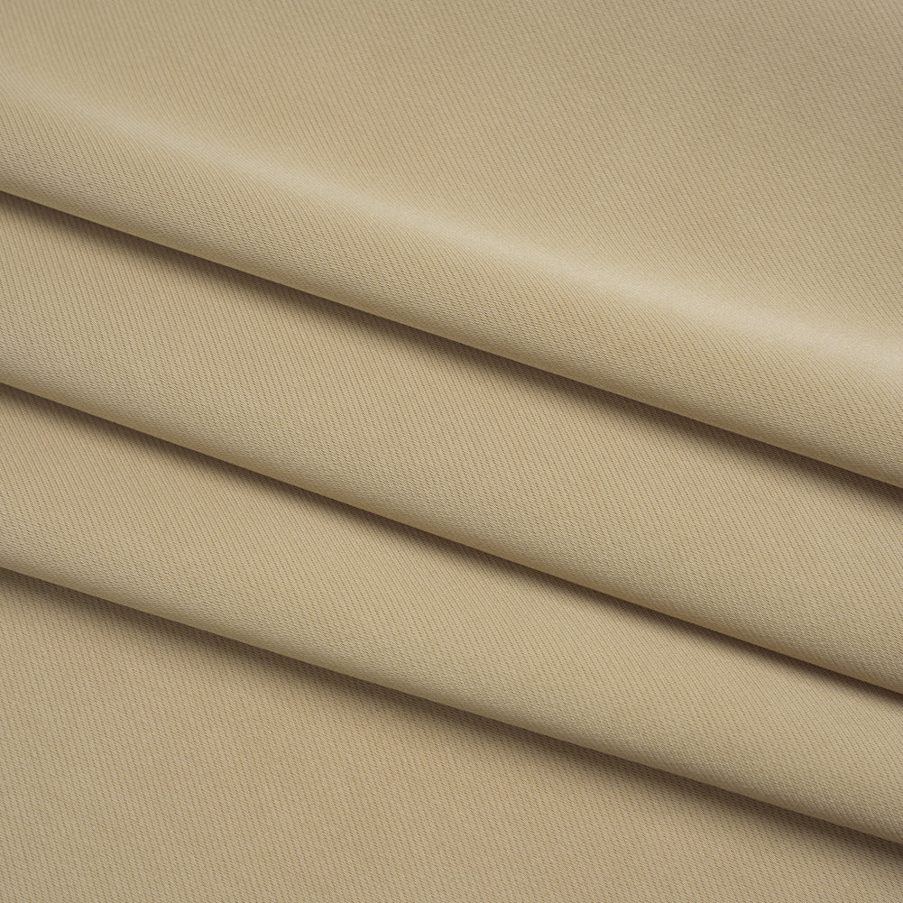 Soft Double Face Polyester Twill - Sesame Beige - Viola Collection