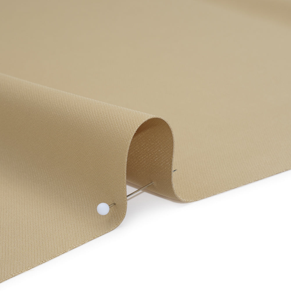 Soft Double Face Polyester Twill - Sesame Beige - Viola Collection