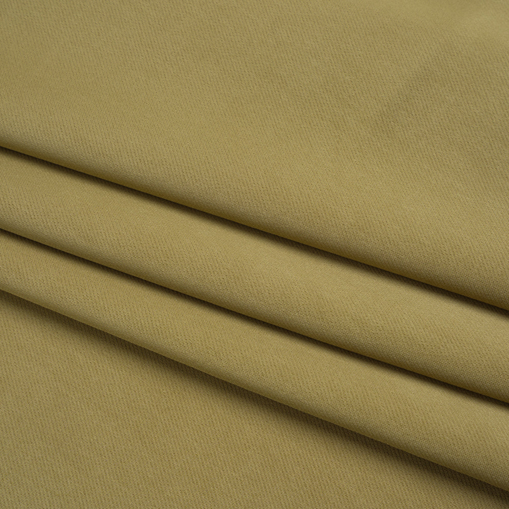 Soft Double Face Polyester Twill - Light Olive Green - Viola Collection