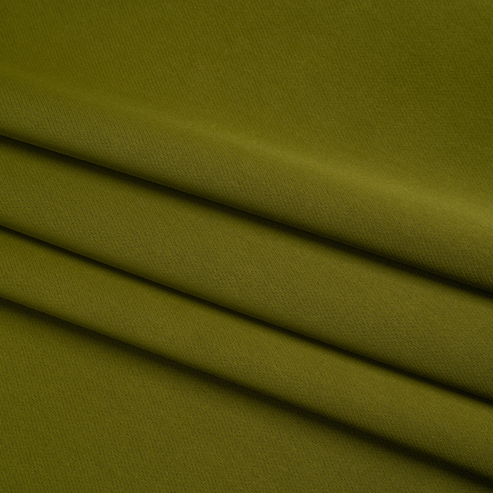 Soft Double Face Polyester Twill - Pesto Green - Viola Collection