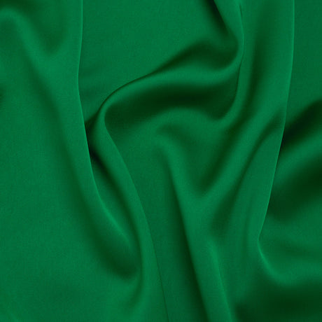 Soft Double Face Polyester Twill - Kelly Green - Viola Collection