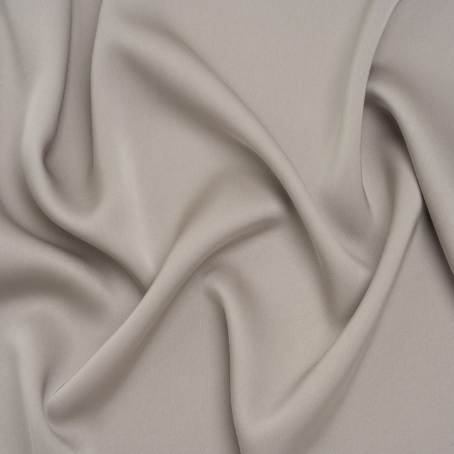 Soft Double Face Polyester Twill - Mushroom Gray - Viola Collection