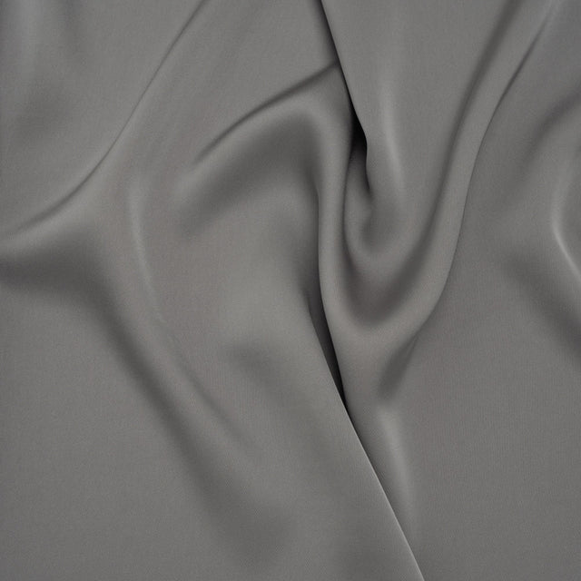 Soft Double Face Polyester Twill - Gray - Viola Collection