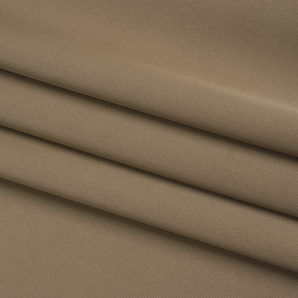 Soft Double Face Polyester Twill - Gray Brown - Viola Collection