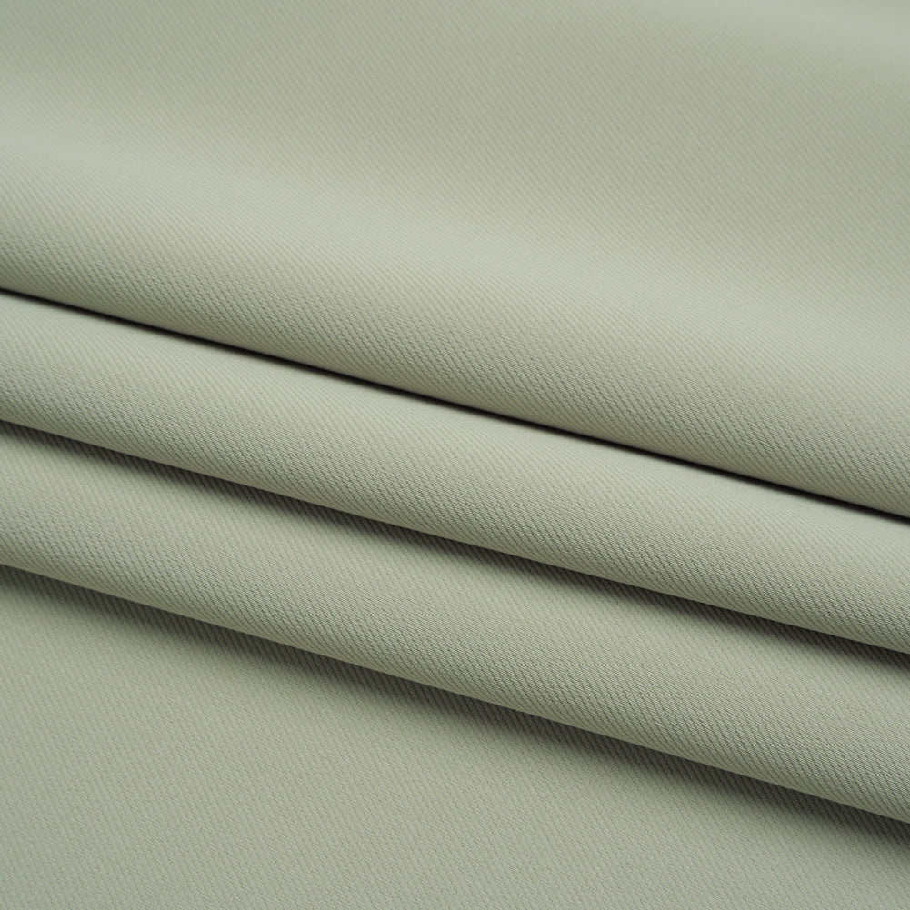 Soft Lightweight Polyester Gabardine - Light Sage Green - Stefanie Collection