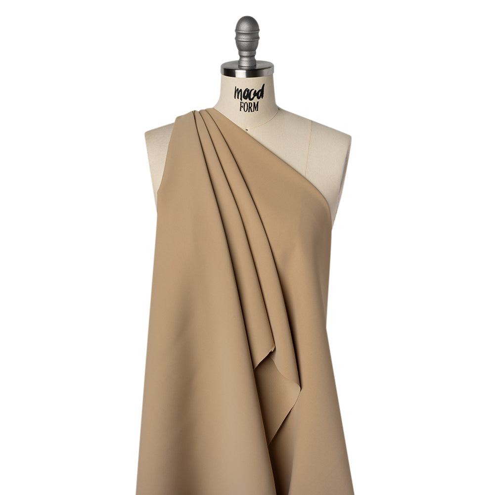 Soft Lightweight Polyester Gabardine - Nude - Stefanie Collection