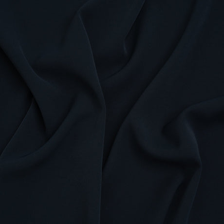 Soft Lightweight Polyester Gabardine - Midnight Navy - Stefanie Collection