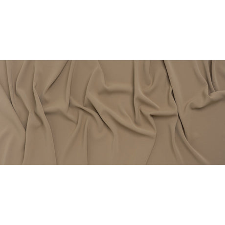 Soft Lightweight Polyester Gabardine - Light Taupe - Stefanie Collection