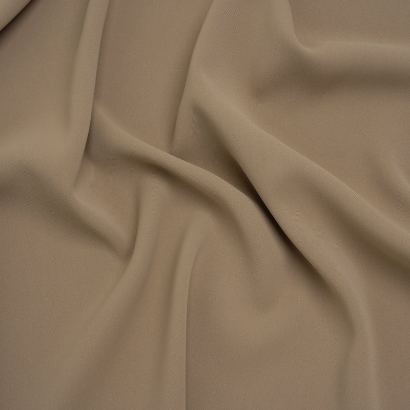 Soft Lightweight Polyester Gabardine - Light Taupe - Stefanie Collection