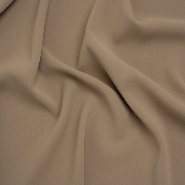 Soft Lightweight Polyester Gabardine - Light Taupe - Stefanie Collection