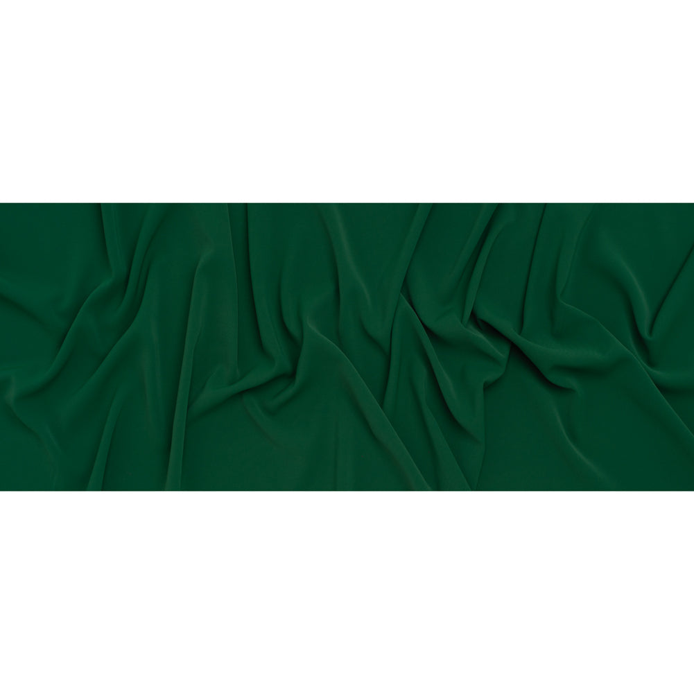 Soft Lightweight Polyester Gabardine - Emerald Green - Stefanie Collection