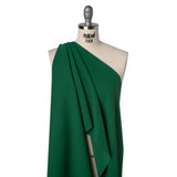Soft Lightweight Polyester Gabardine - Emerald Green - Stefanie Collection