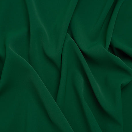 Soft Lightweight Polyester Gabardine - Emerald Green - Stefanie Collection