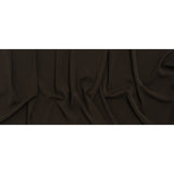Soft Lightweight Polyester Gabardine - Dark Brown - Stefanie Collection