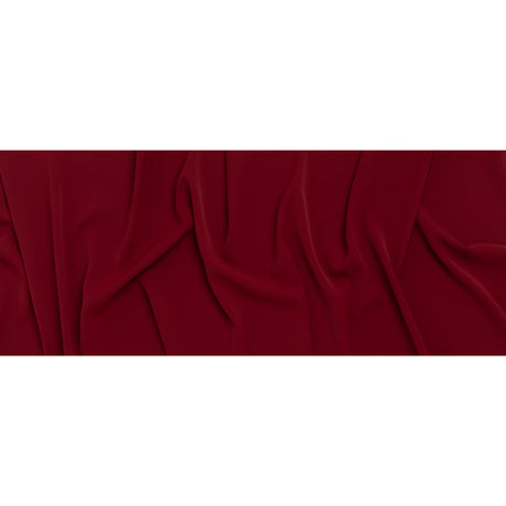 Soft Lightweight Polyester Gabardine - Red - Stefanie Collection