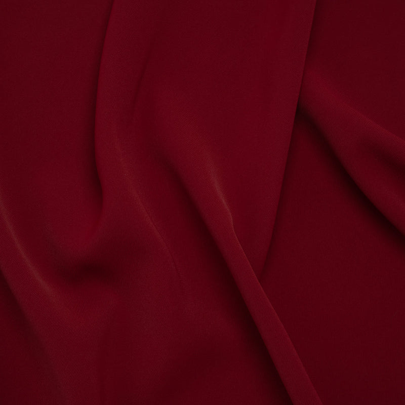 Soft Lightweight Polyester Gabardine - Red - Stefanie Collection