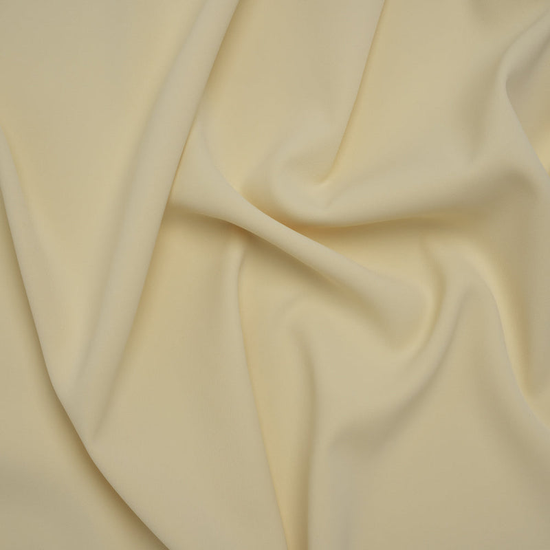 Soft Lightweight Polyester Gabardine - Pale Yellow - Stefanie Collection
