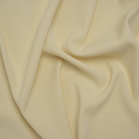Soft Lightweight Polyester Gabardine - Pale Yellow - Stefanie Collection