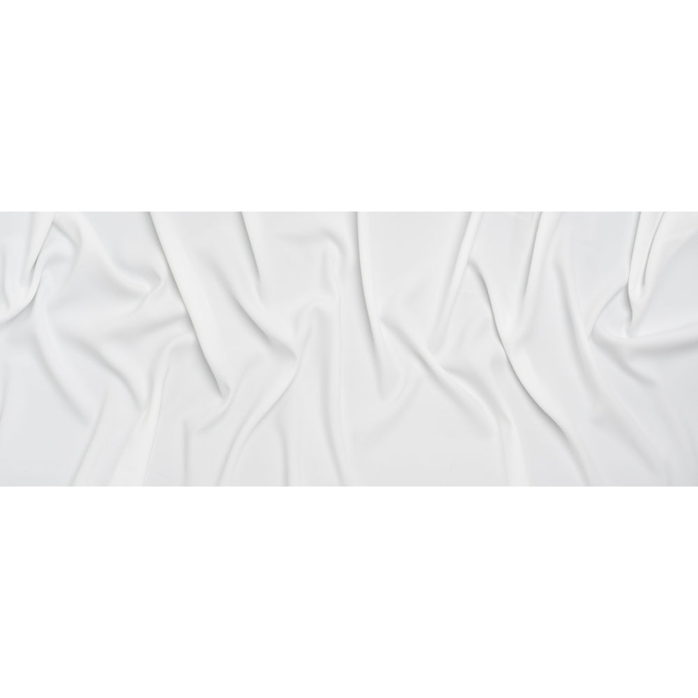 Soft Lightweight Polyester Gabardine - White - Stefanie Collection