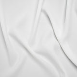 Soft Lightweight Polyester Gabardine - White - Stefanie Collection