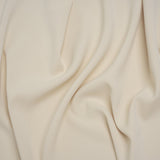 Soft Lightweight Polyester Gabardine - Ivory - Stefanie Collection