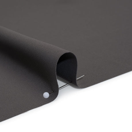 Soft Lightweight Polyester Gabardine - Charcoal - Stefanie Collection