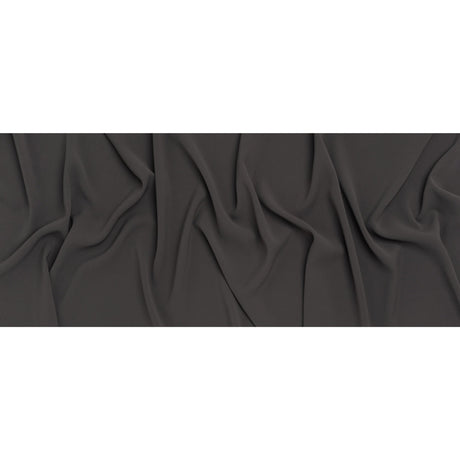 Soft Lightweight Polyester Gabardine - Charcoal - Stefanie Collection